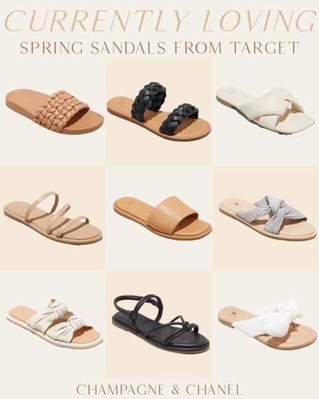 Target sandals for spring! 

#LTKunder50 #LTKstyletip #LTKSeasonal