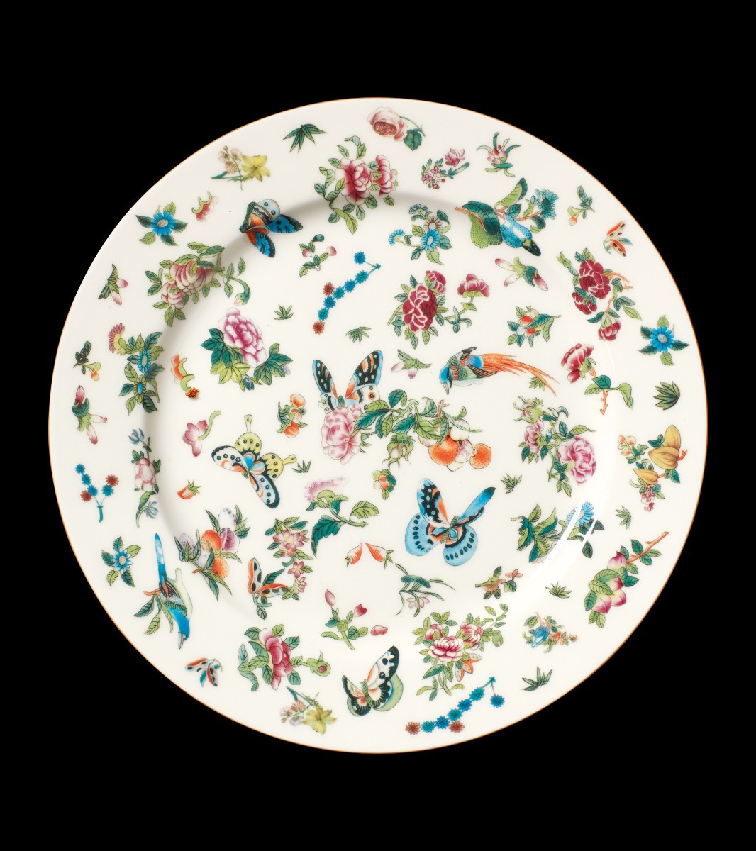 Adam Lippes Four Roseraie Dinner Plates - Multi | OKA US