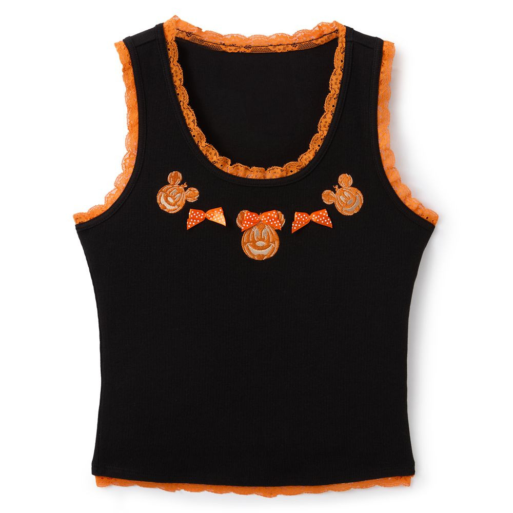 Minnie and Mickey Mouse Jack-o'-Lantern Tank Top for Women by Her Universe | Disney Store