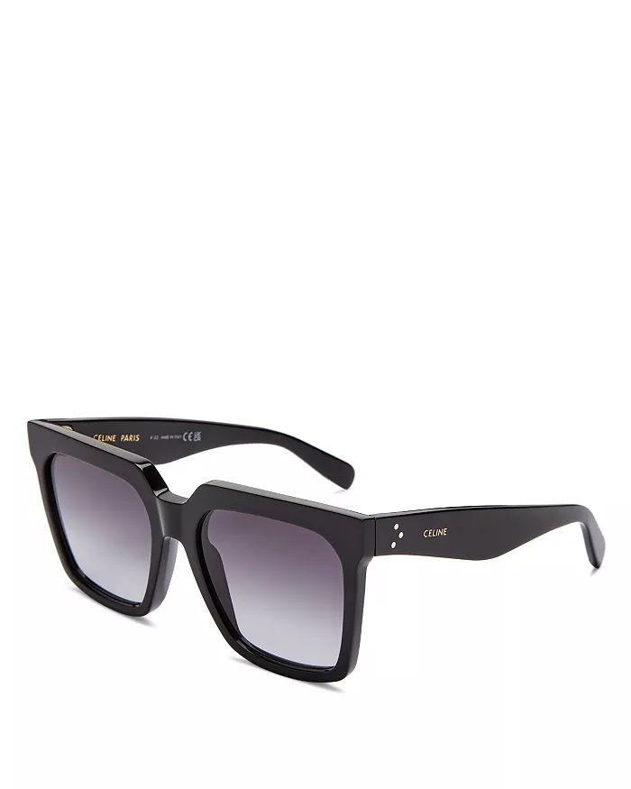 Bold 3 Dots Square Sunglasses, 55mm | Bloomingdale's (US)