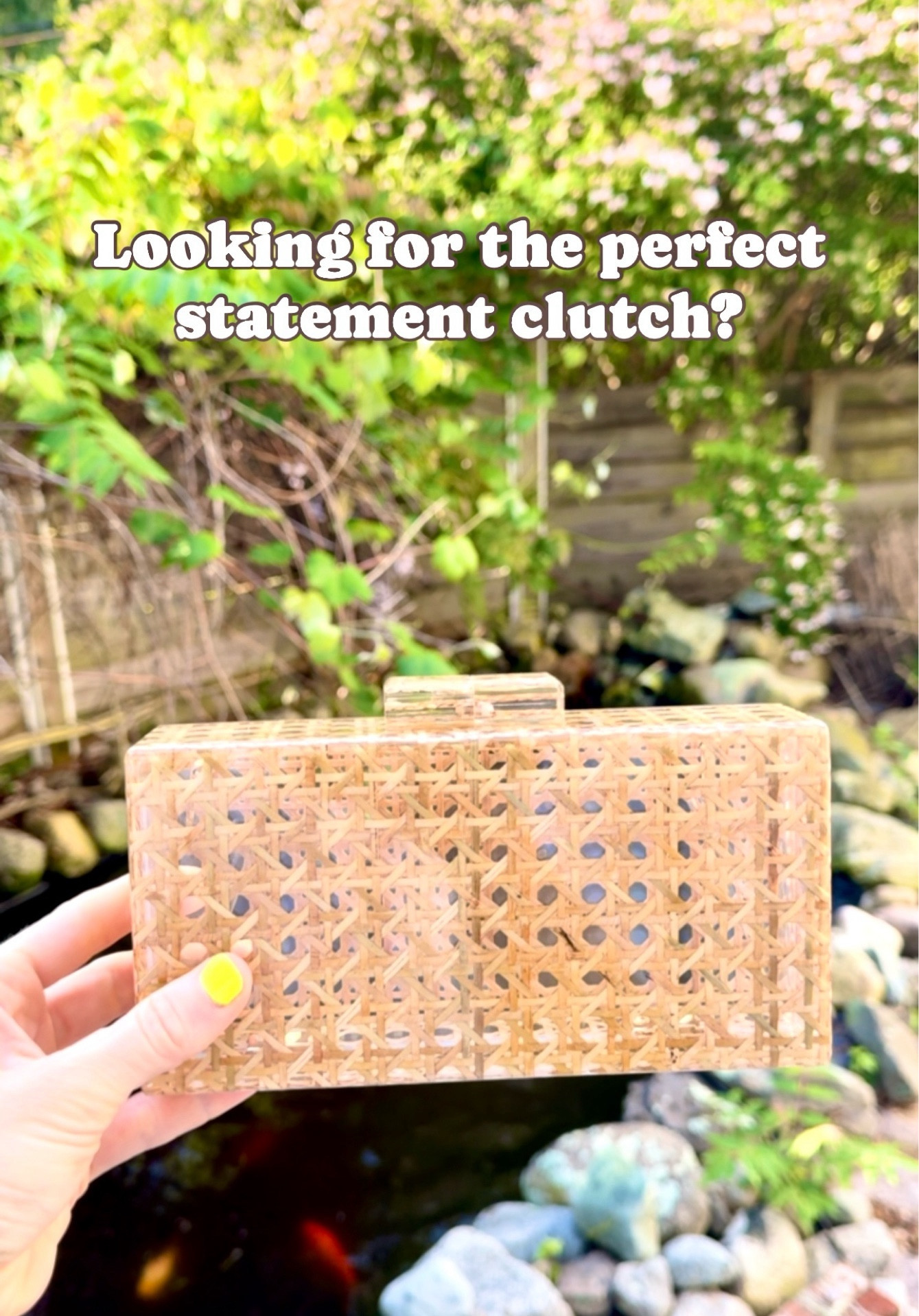 The perfect summer clutch. Versatile style, timeless design and a nice way to add texture. #clutch #minaudiere #boxclutch 

#LTKitbag #LTKSeasonal #LTKsalealert