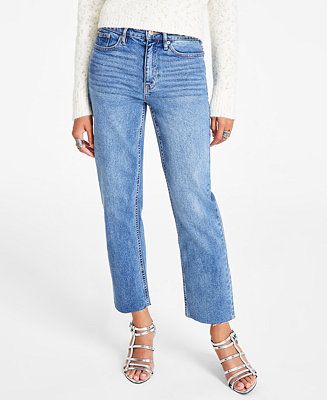 Calvin Klein Jeans Women's Straight-Leg Ankle Jeans - Macy's | Macy's