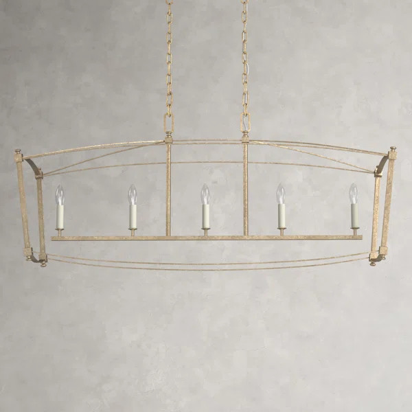 Brockton 5 - Light Kitchen Island Linear Pendant | Wayfair North America