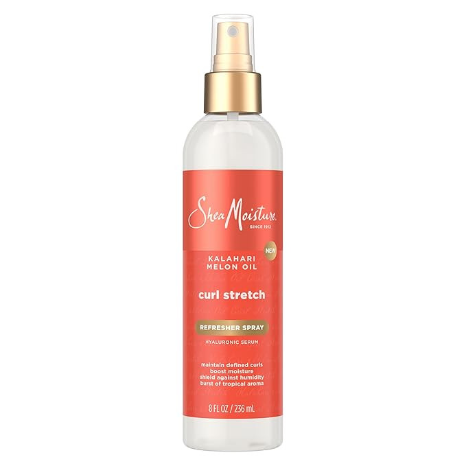 SheaMoisture Curl Stretch Refresher Spray Kalahari Melon Oil and Marula Oil Between Wash Style St... | Amazon (US)