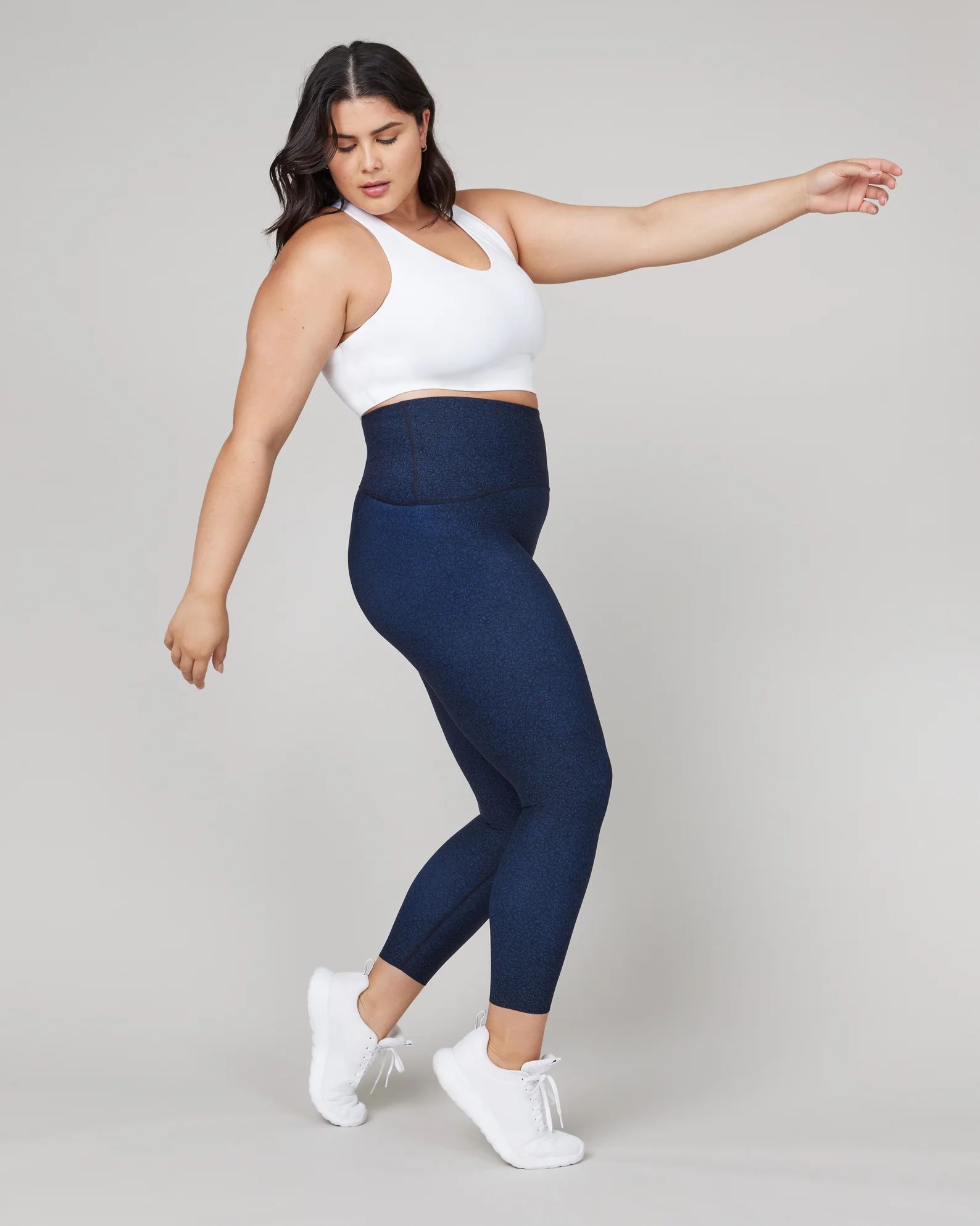 Booty Boost® Active Floral Squiggle 7/8 Leggings | Spanx