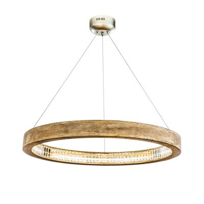 AloaDecor Lighting Farmhouse Crystal Chandelier | Lowe's