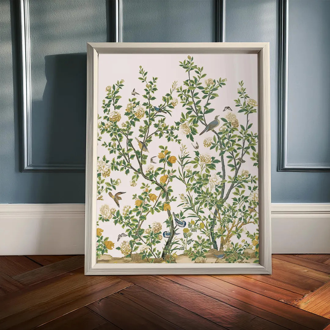 Chinoiserie Wall Art, Chinoiserie Print, Bird Printable Wall Art, Grandmillenial Art, Grandmillen... | Etsy (US)