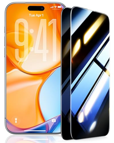UltraGlass TOP 9H+ Armor for iPhone 17 Pro Max Privacy Screen Protector [NO.1 Military Grade Shat... | Amazon (US)