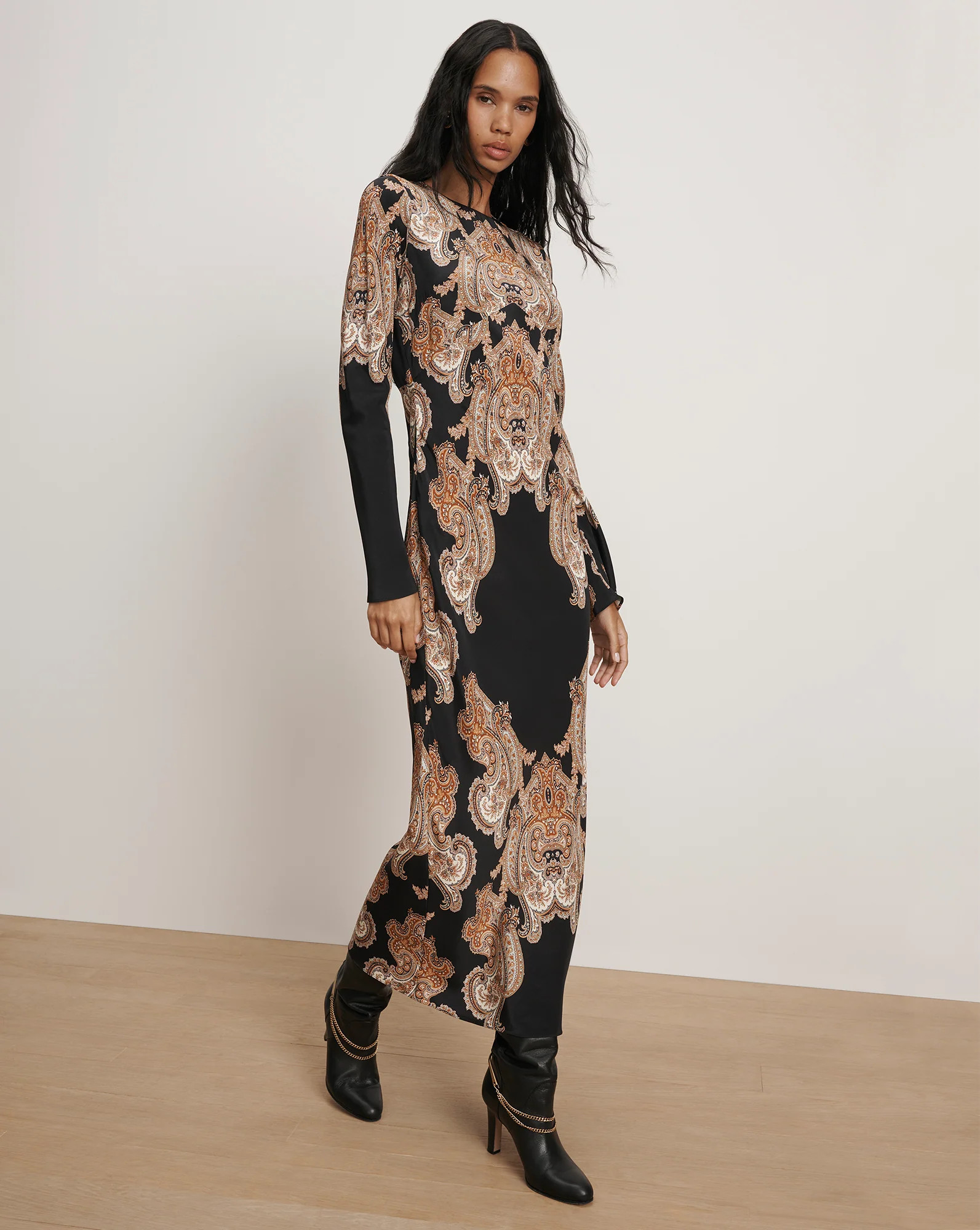 Lupita Paisley Maxi Dress | Veronica Beard