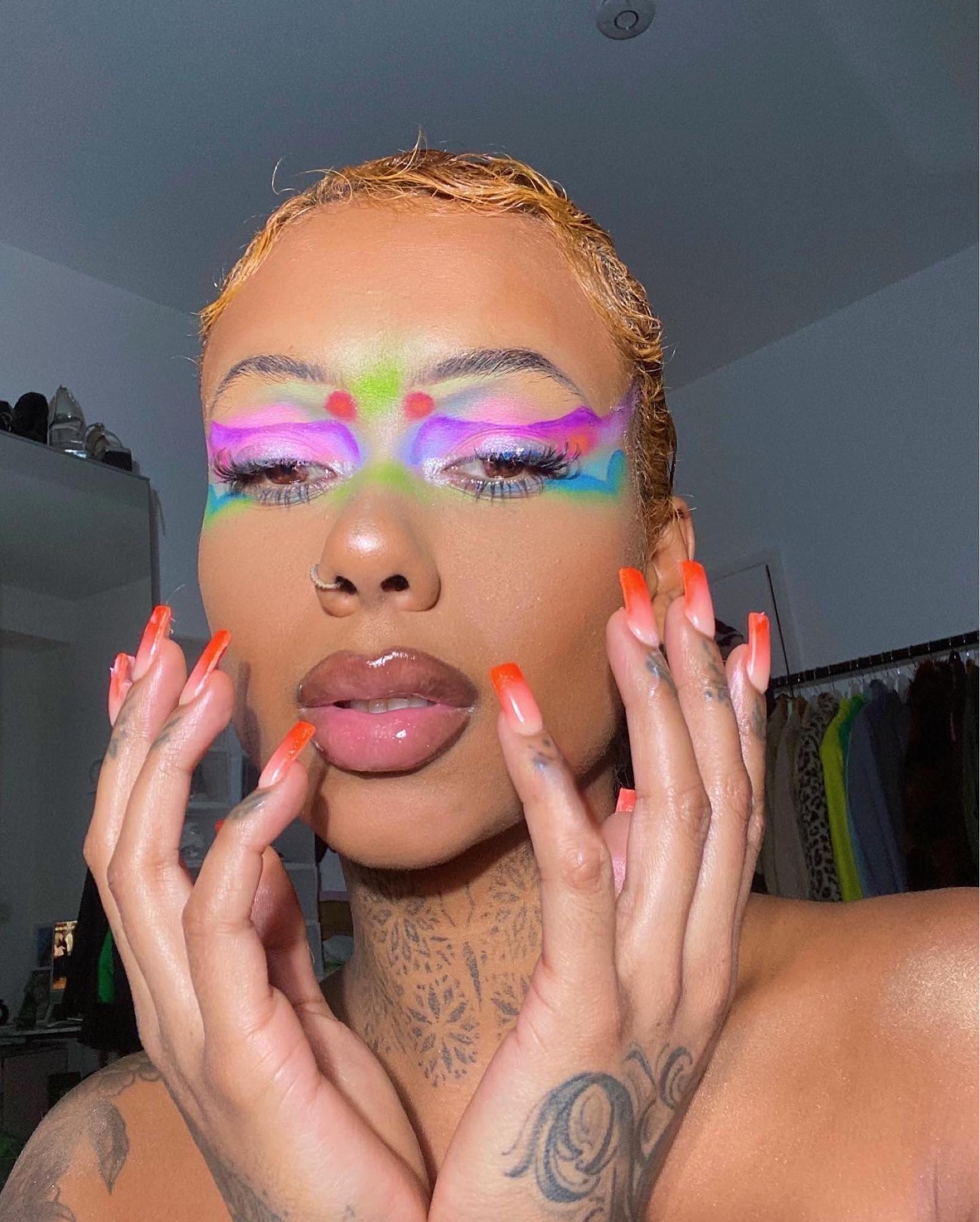 Pastel makeup tutorial colorful look 

#LTKHalloween #LTKSeasonal #LTKbeauty