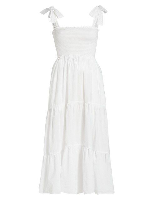 Loraine Smocked Midi Dress | Saks Fifth Avenue