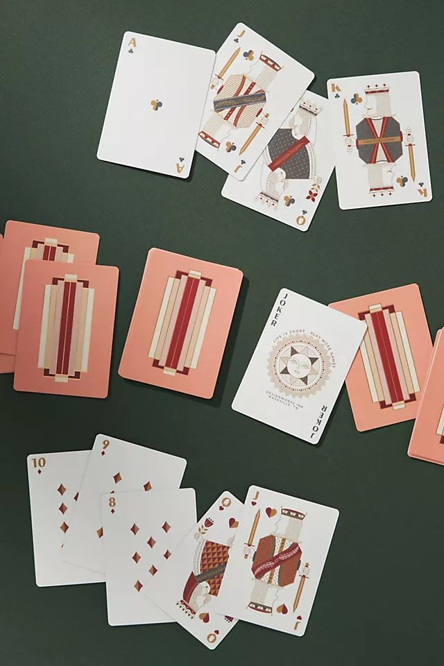 Modern Deco Playing Cards | Anthropologie (US)