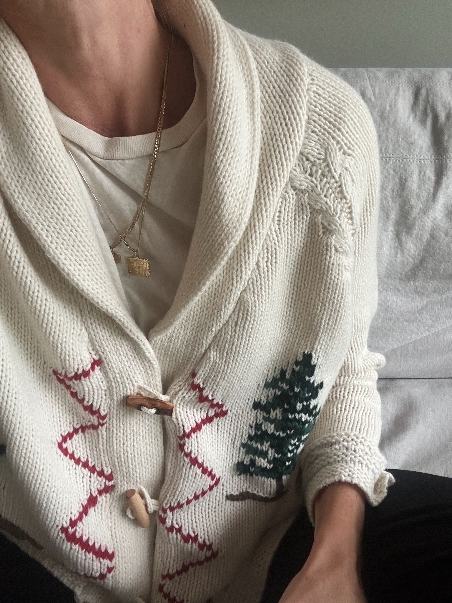Chic Christmas sweaters and fair isle sweaters on rotation. Wearing size 1. 

#LTKSeasonal #LTKHoliday #LTKstyletip