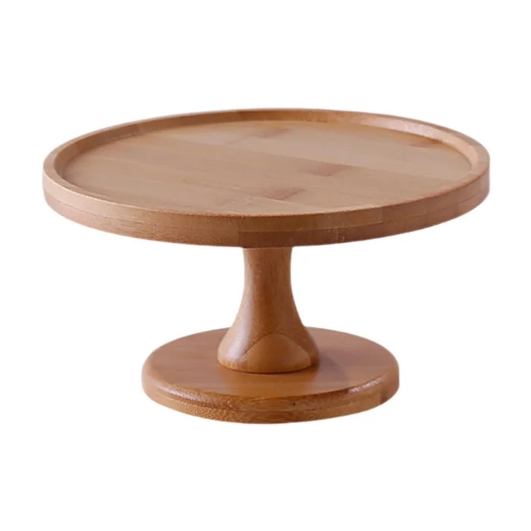TISHITA Bamboo Cake Stand,Cupcake Stand,Decorative Dessert Display Holder Serving Tray for Desser... | Walmart (US)