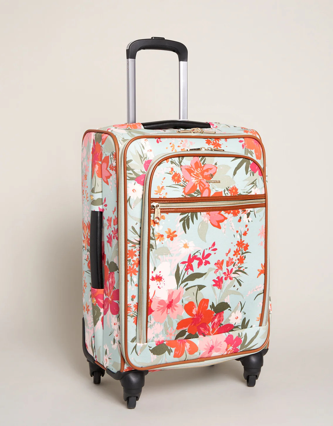 20" Expandable Rolling Suitcase Alljoy Landing Sea Foam | Spartina 449