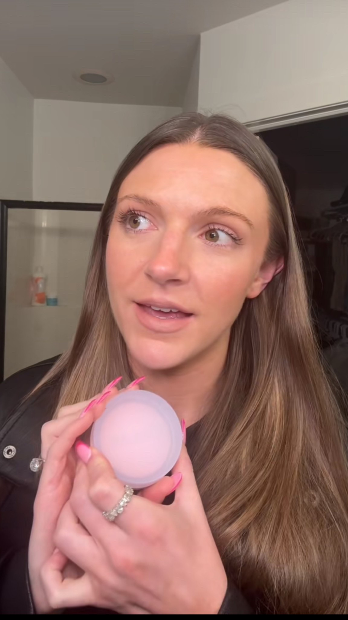 Koalas cloud set powder! I LOVE this stuff after using but it breaks me out! If it doesn’t break you out, I highly recommend!!! 

#sephora #kosas #beauty