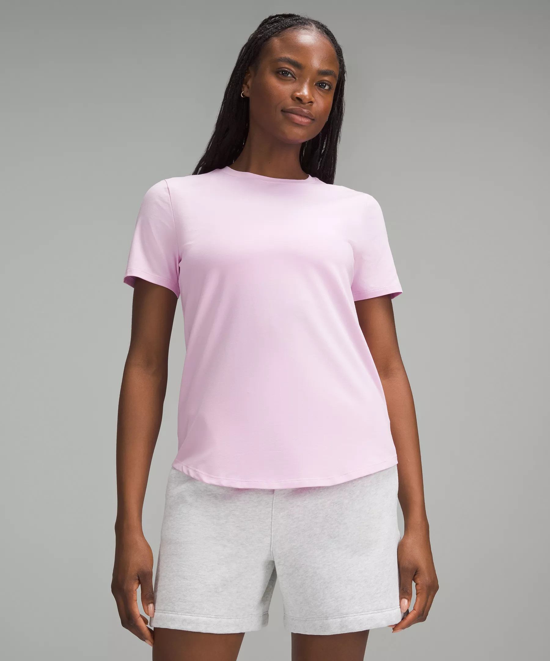Popular GiftLove Curved-Hem Crewneck T-Shirt$48 USDAdd to Wish ListShop this lookShop this lookS... | Lululemon (US)