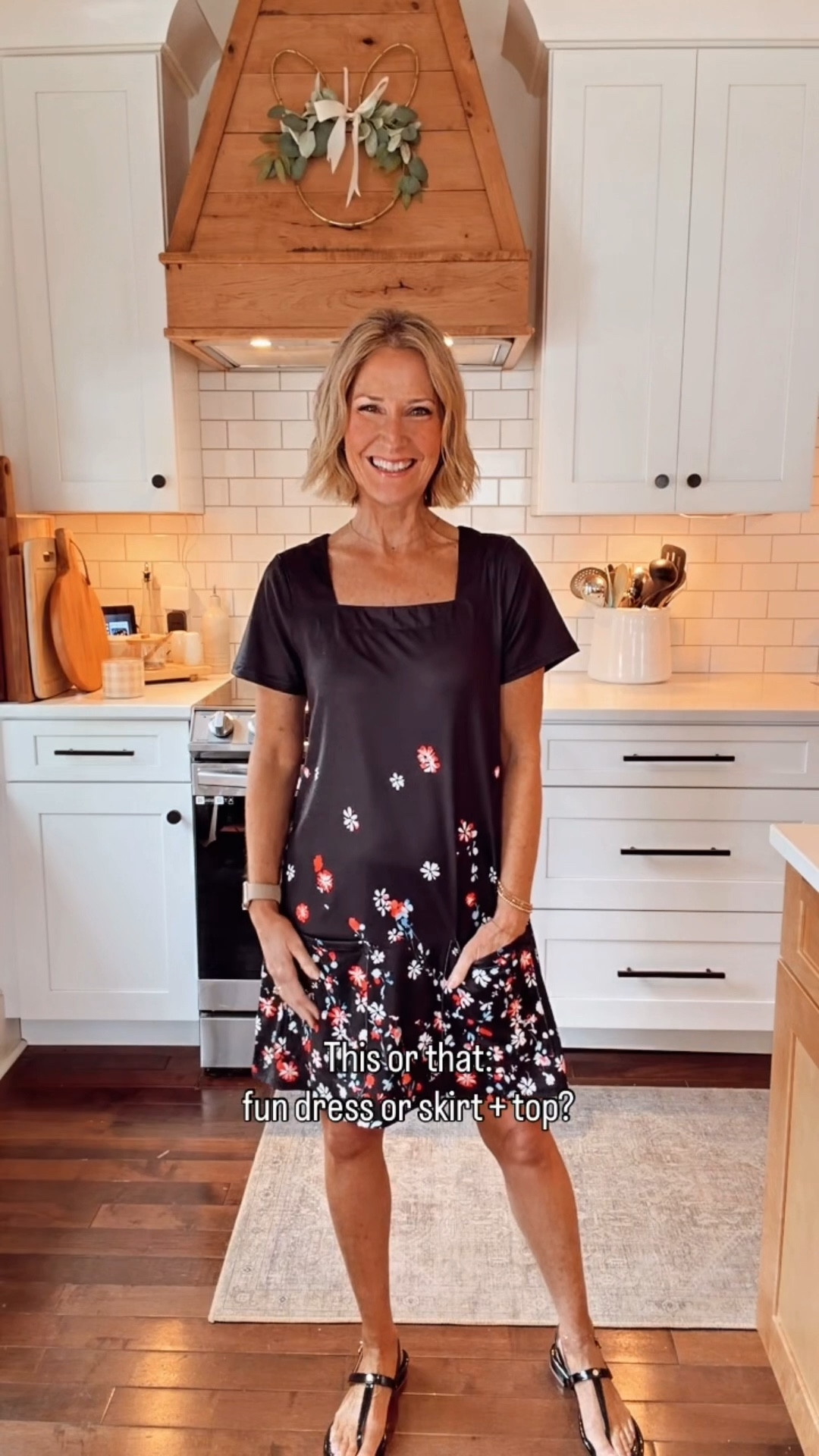 A little fun + a little polished ✨ This dress is perfect for an easy throw-on-and-go look, and this skirt and top combo is great when you want something a bit more elevated. Wearing a small.

#LTKootd #LTKOver40 #LTKgrwm