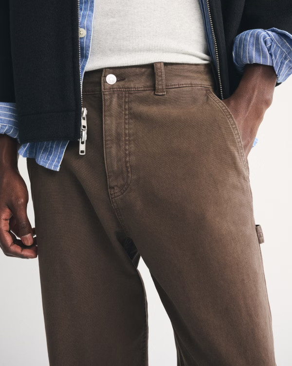 Men'sBottomsPantsWorkwear Pants | Abercrombie & Fitch (US)