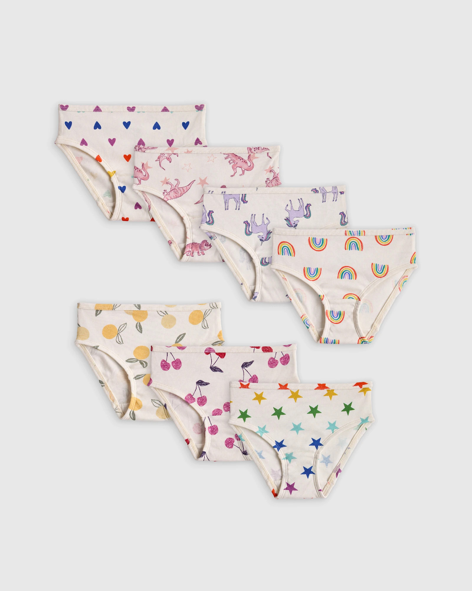 Girls 100% Organic Cotton Brief 7-Pack | Quince
