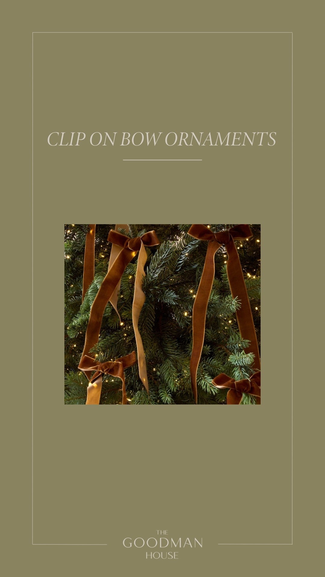 Pretty clip on bow ornaments from West Elm 

#LTKFindsUnder50 #LTKHoliday #LTKHome