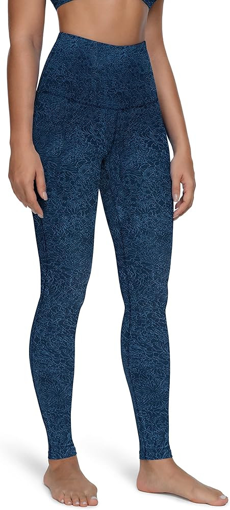 QUEENIEKE Women Yoga Leggings High Waist Running Pants Workout Tights 60129 | Amazon (US)