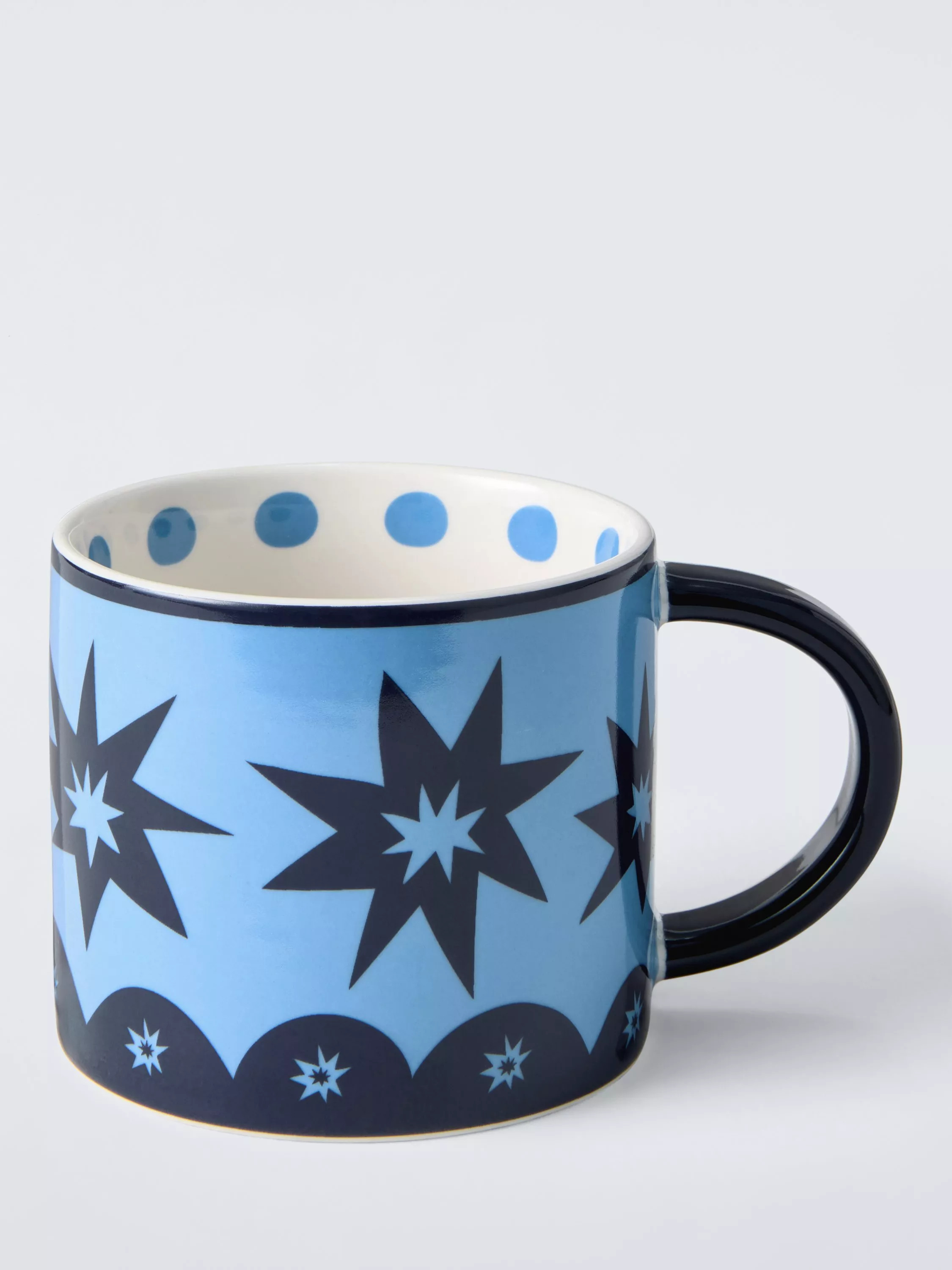 John Lewis In This Colour Stoneware Mug, 385ml, Blue | John Lewis (UK)
