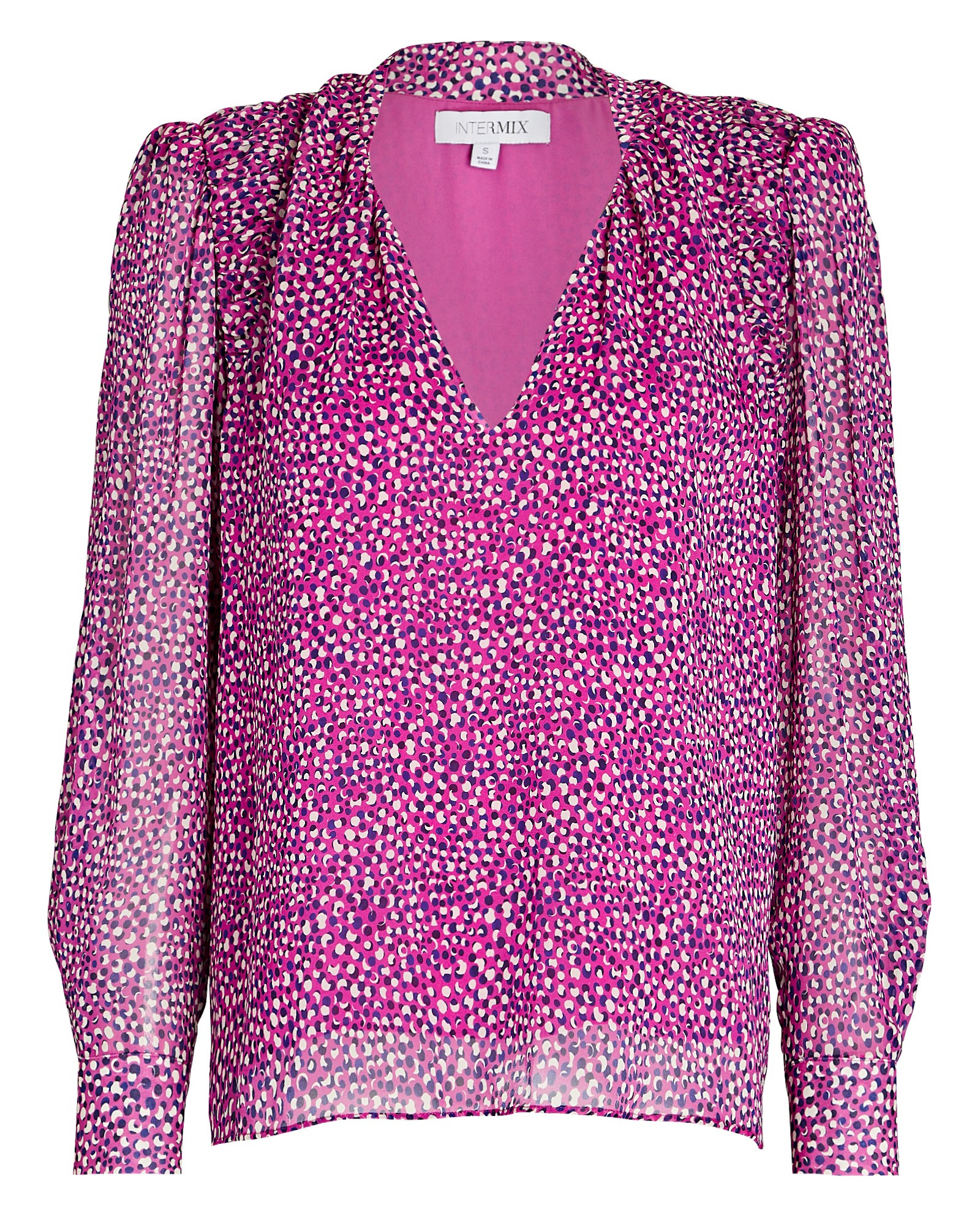 Adina Printed Silk Blouse | INTERMIX