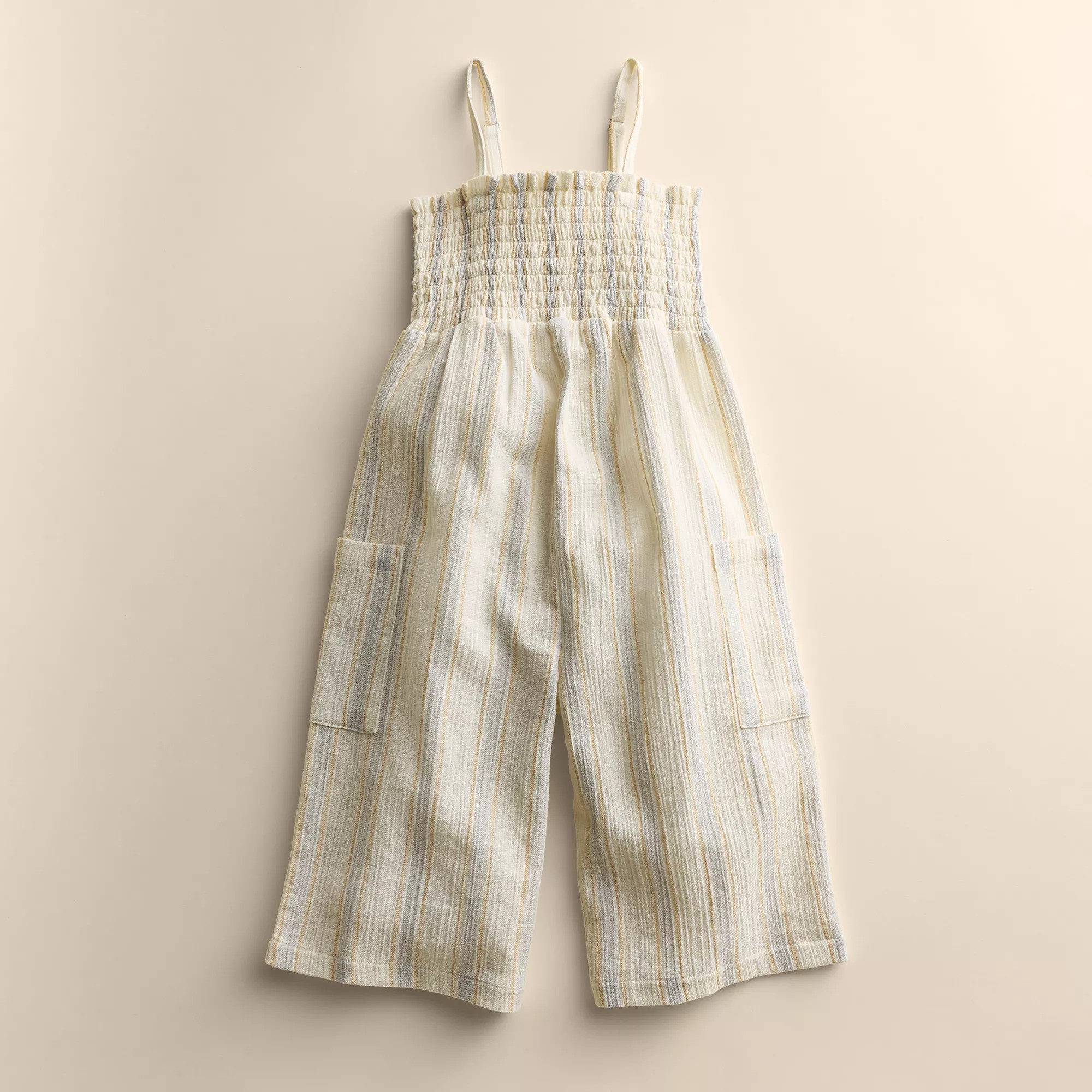 Girls 4-12 Little Co. By Lauren Conrad Smocked Wide Leg Jumpsuit | Kohl's