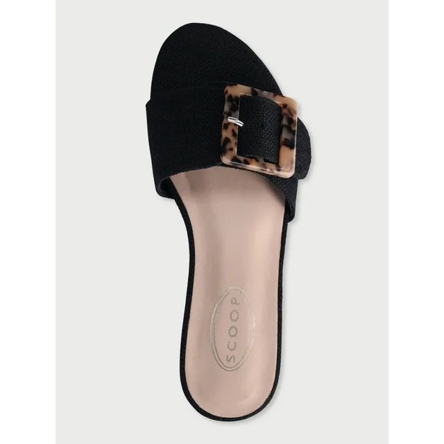 Scoop Women's Buckle Slide Sandals | Walmart (US)