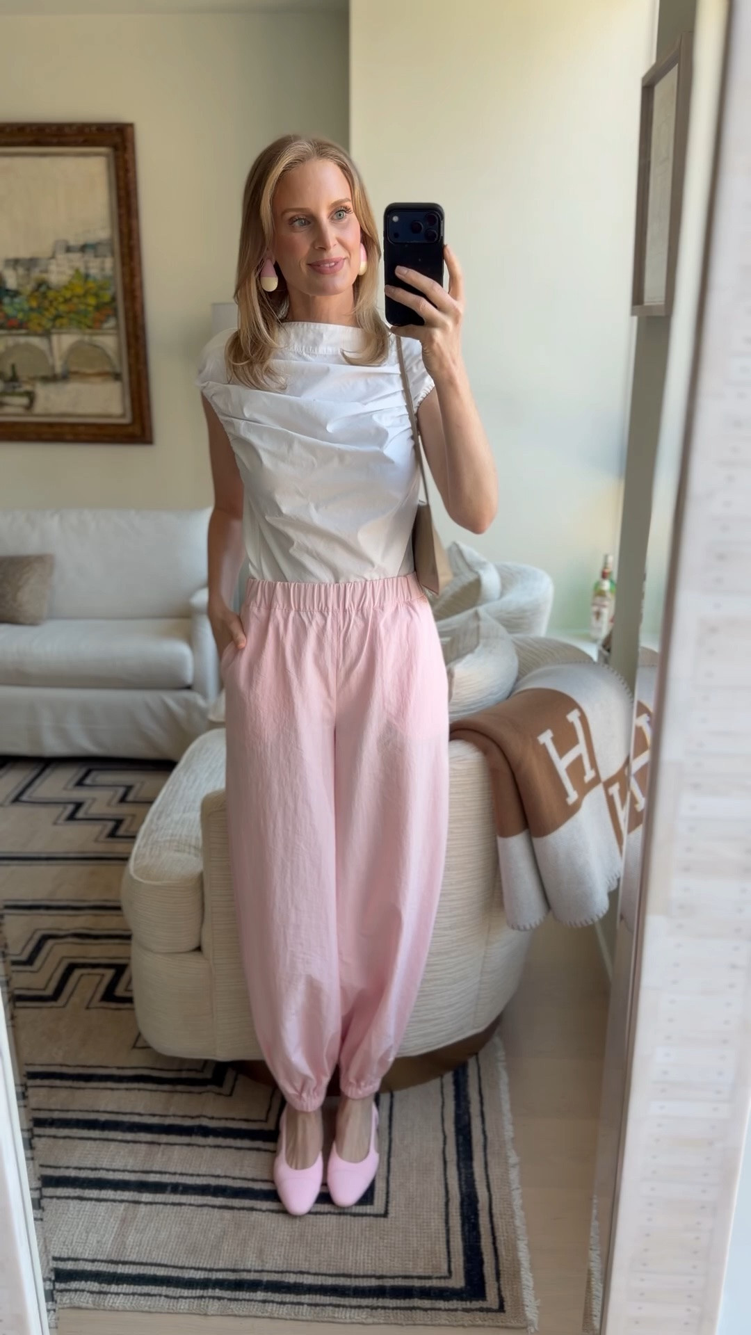 An elevated way to style balloon pants for spring/summer 🌸

#LTKootd
