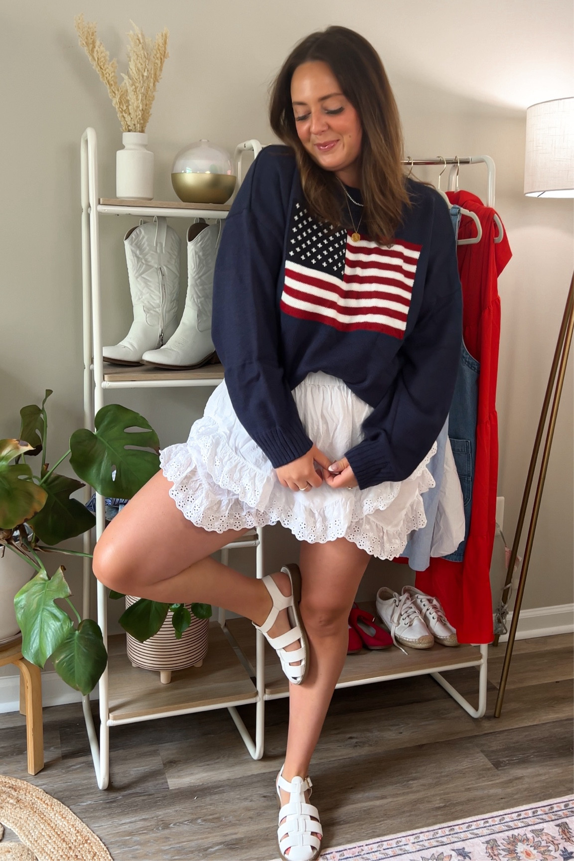 4th of July Outfit Inspo 🇺🇸
Exact sweater is linked on my TikTok shop (wearing large) & medium in skirt 

#LTKStyleTip #LTKSeasonal #LTKFindsUnder50