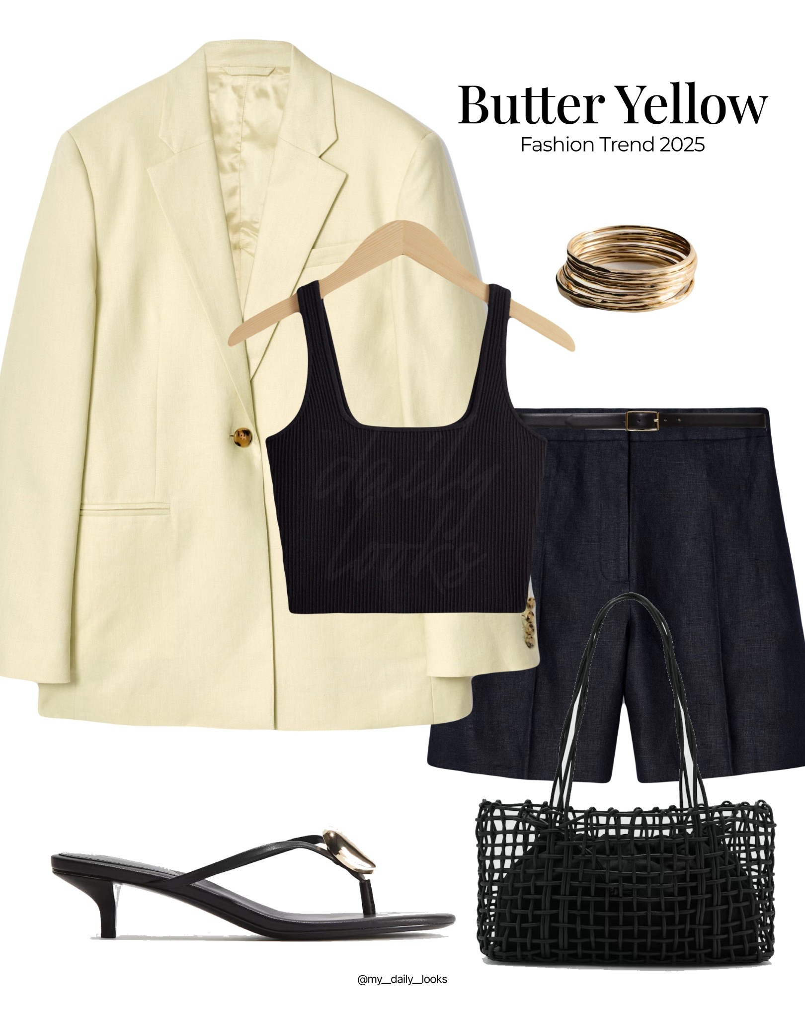 Butter yellow summer outfit 🖤

Check out more styling ideas in my profile. 

Summer outfit, summer inspo, H&M new in, Mango new in, holiday, vacation, summer style, butter yellow blazer. 

#LTKbag #LTKsummer #LTKstyletip