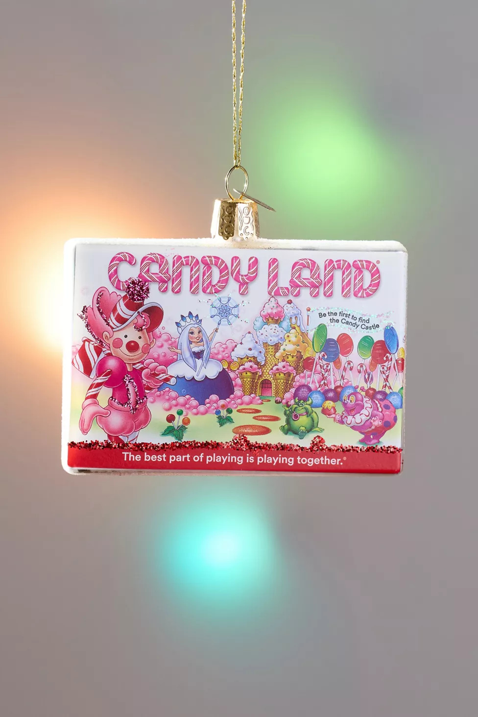Candy Land Board Game Glass Ornament | Urban Outfitters (US and RoW)