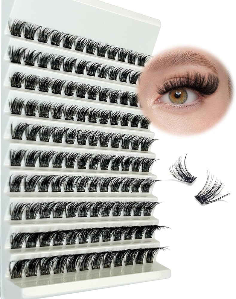 Lash Clusters Thick Eyelash Extension: 120pcs Individual Lashes C D Curl Natural Look - Gekinye F... | Amazon (US)
