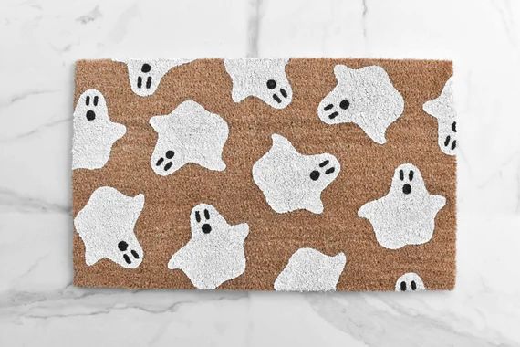 Ghost Doormat Halloween Doormat Cute Doormat Halloween - Etsy | Etsy (US)