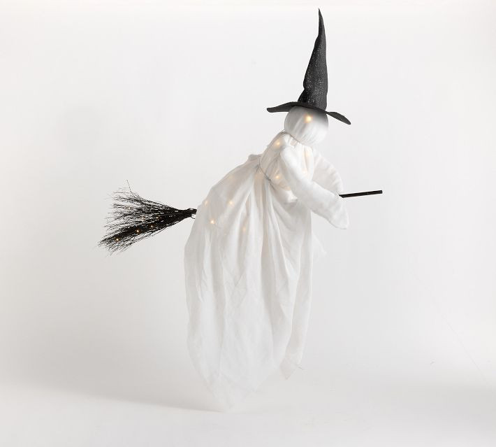 Lit Flying Witch | Pottery Barn (US)