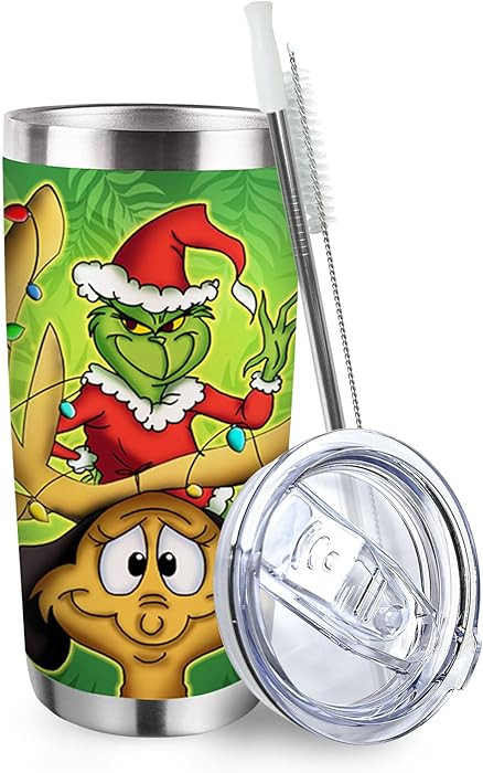 Pycat Christmas Tumbler with Lid and Straw Xmas I Just Take a DNA Test Stainless Steel Travel Cof... | Amazon (US)