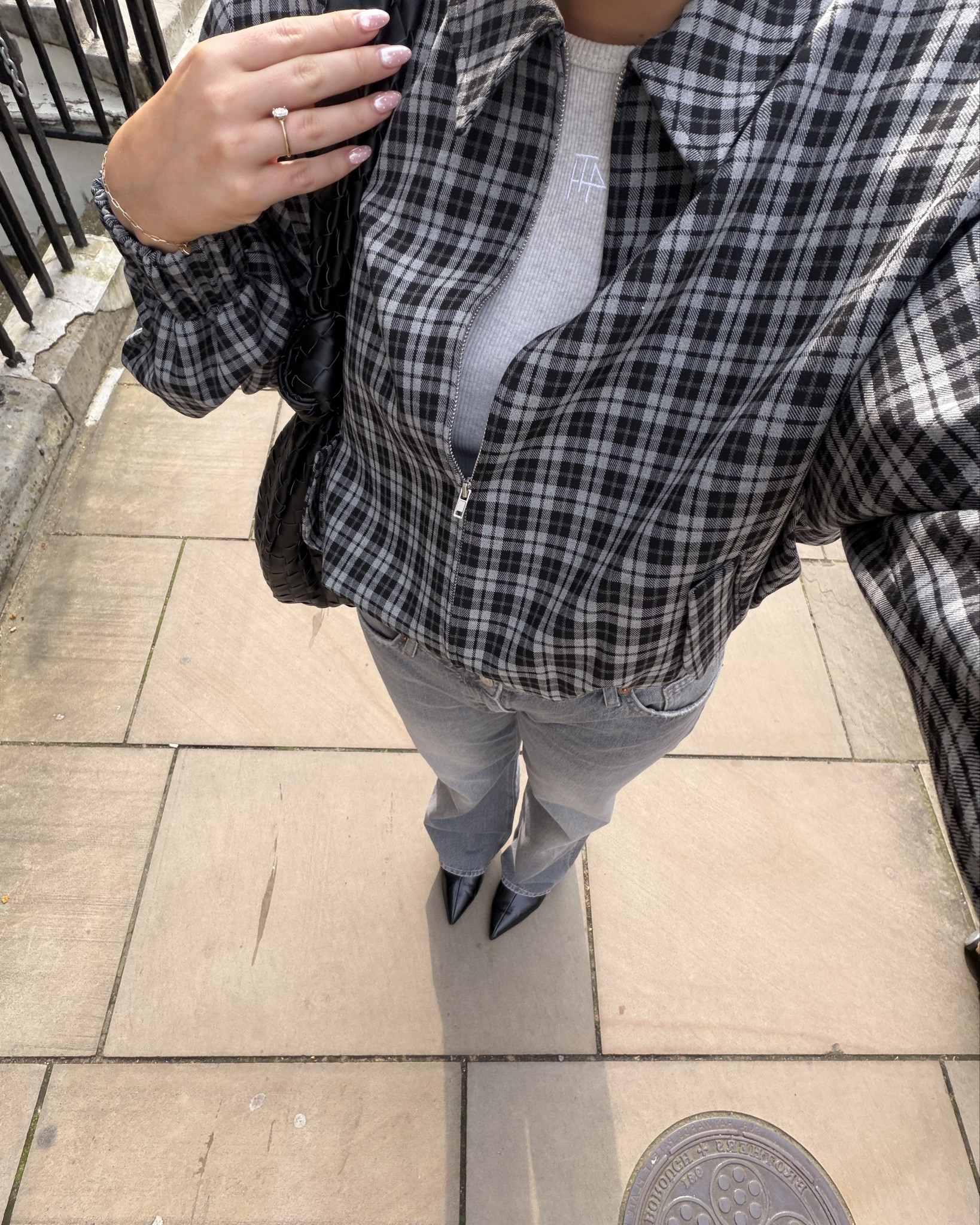 OOTD 🤍
Asos
Checked 
Grey jeans 
Zara jeans 
Wide leg 


#LTKjeans #LTKuk #LTKspring