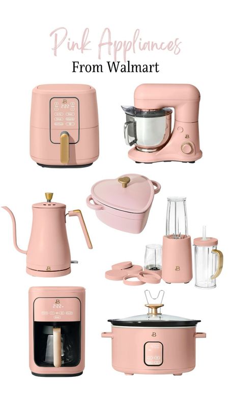 Beautiful pink kitchen appliances, limited rose collection from Walmart all under $100!

#LTKfindsunder100 #LTKhome