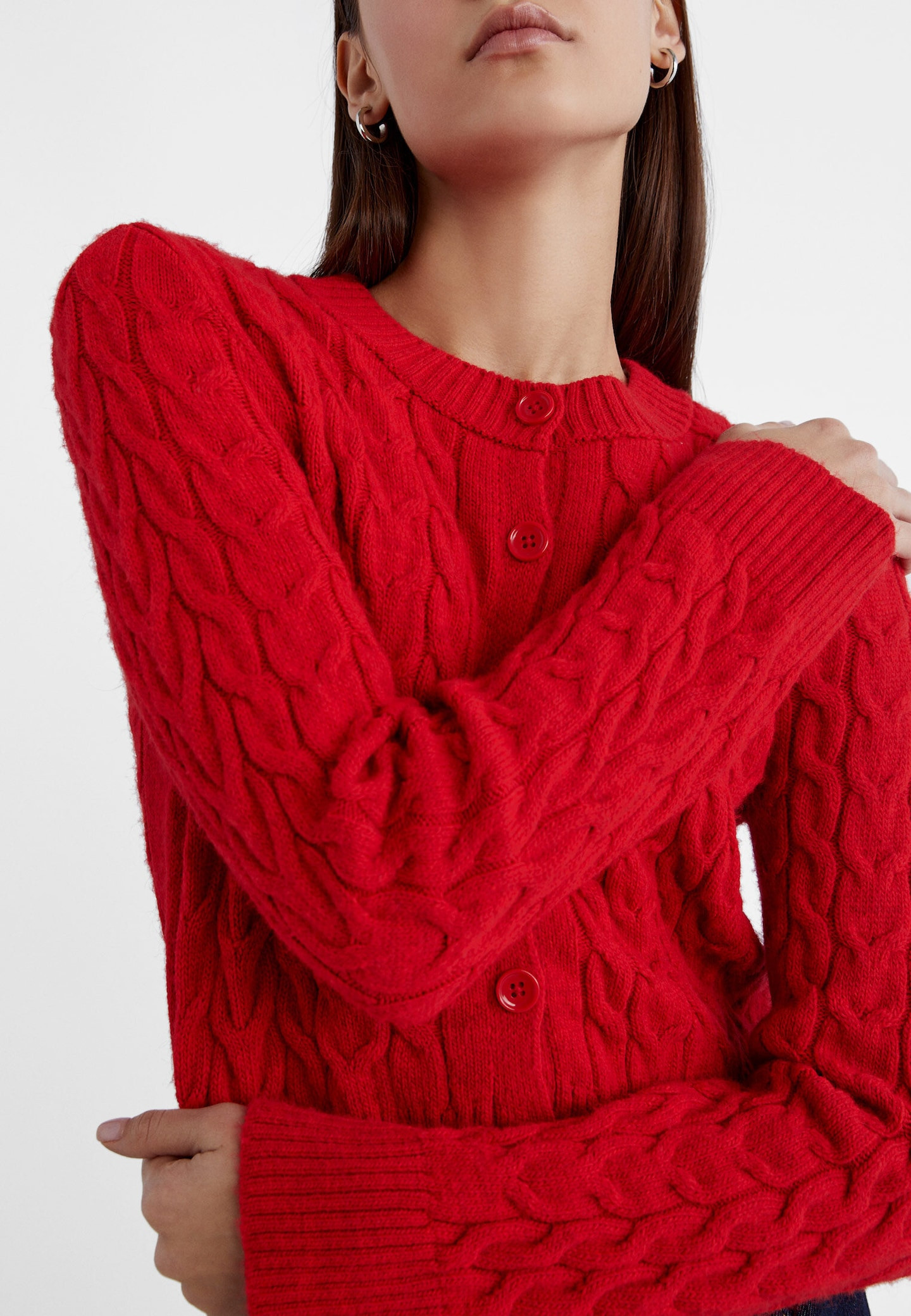 Cardigan tressé | Stradivarius (FR)