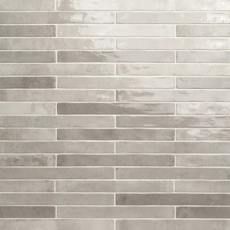 Flamenco 2" x 18" Glossy Porcelain Brick Look Wall & Floor Tile | Wayfair North America