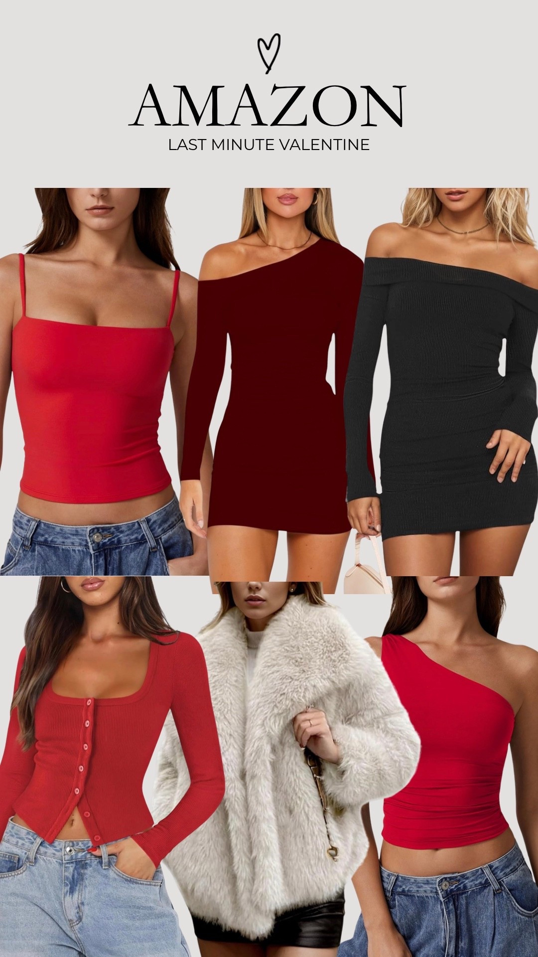 Last minute casual Valentine options from Amazon — #valentine #casualstyle #basics #valentinesday #mystyle #galentines

#LTKootd #LTKSaleAlert #LTKValentine