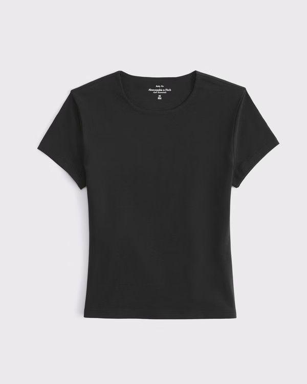 Bra-Free Double-Lined Baby Tee | Abercrombie & Fitch (US)