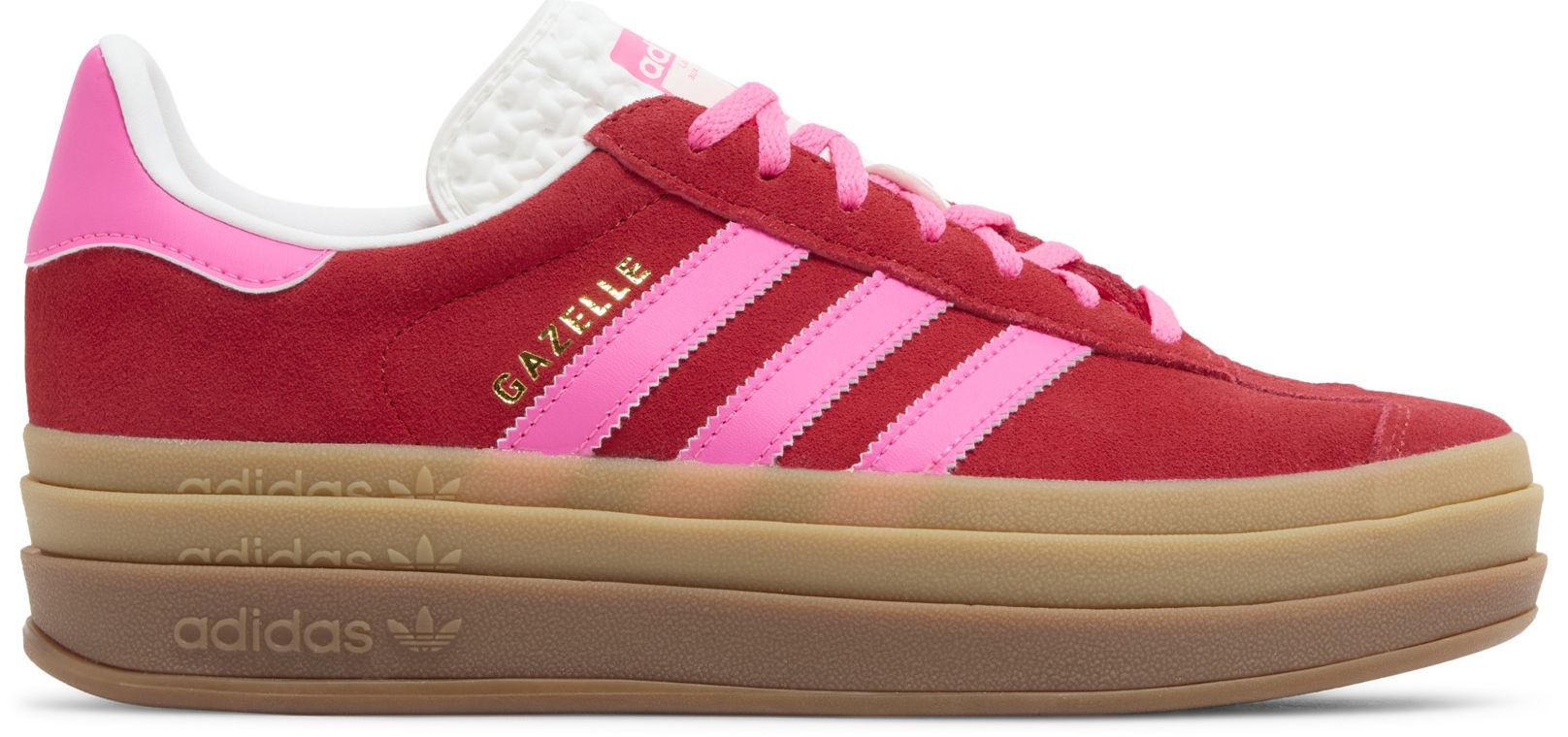 Buy Wmns Gazelle Bold 'Collegiate Red Lucid Pink' - IH7496 | GOAT | GOAT