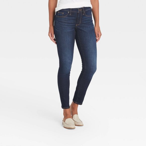 Women&#39;s Mid-Rise Skinny Jeans - Universal Thread&#8482; Medium Denim Wash 2 | Target