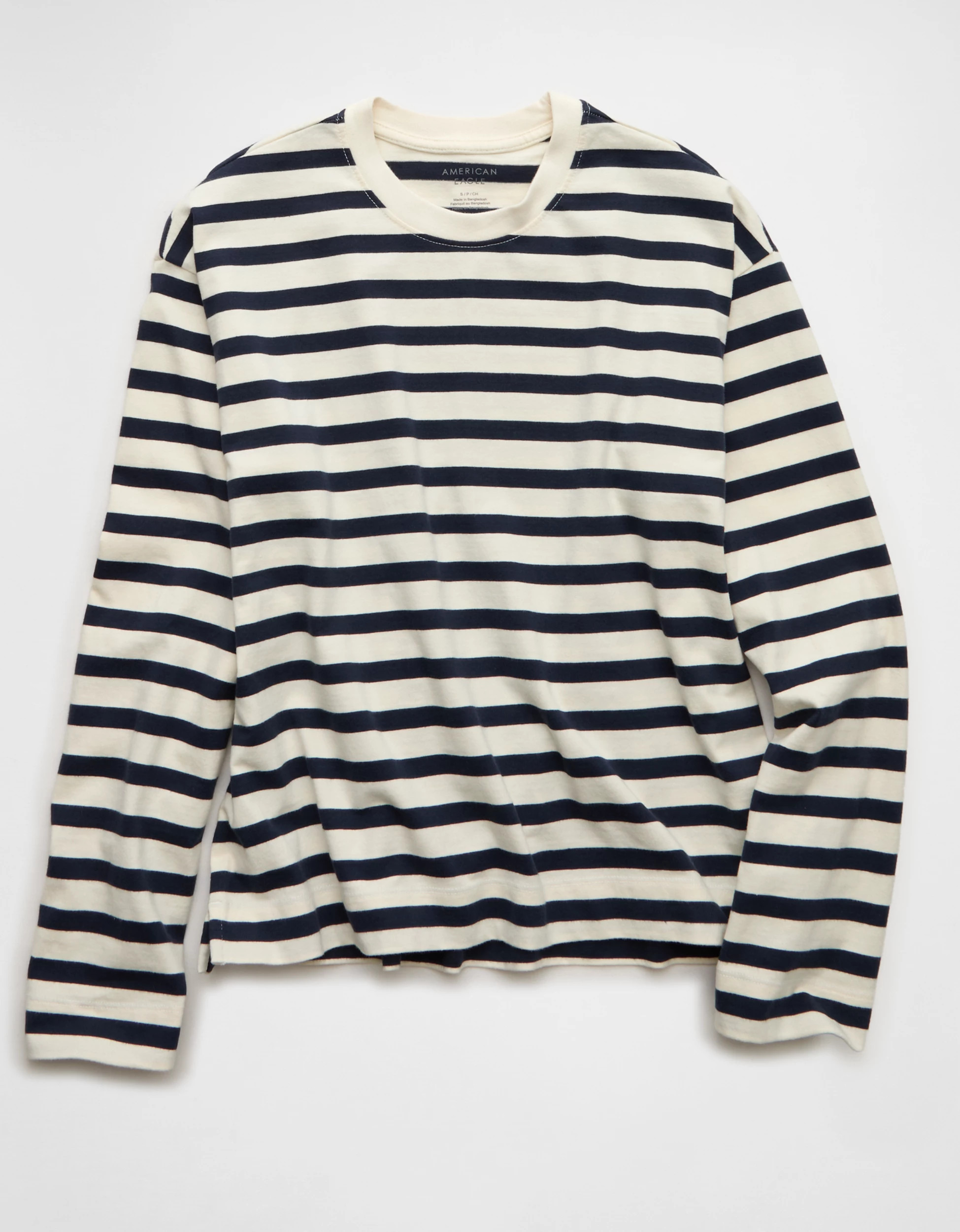 AE Striped Long Sleeve T-Shirt | American Eagle Outfitters (US & CA)