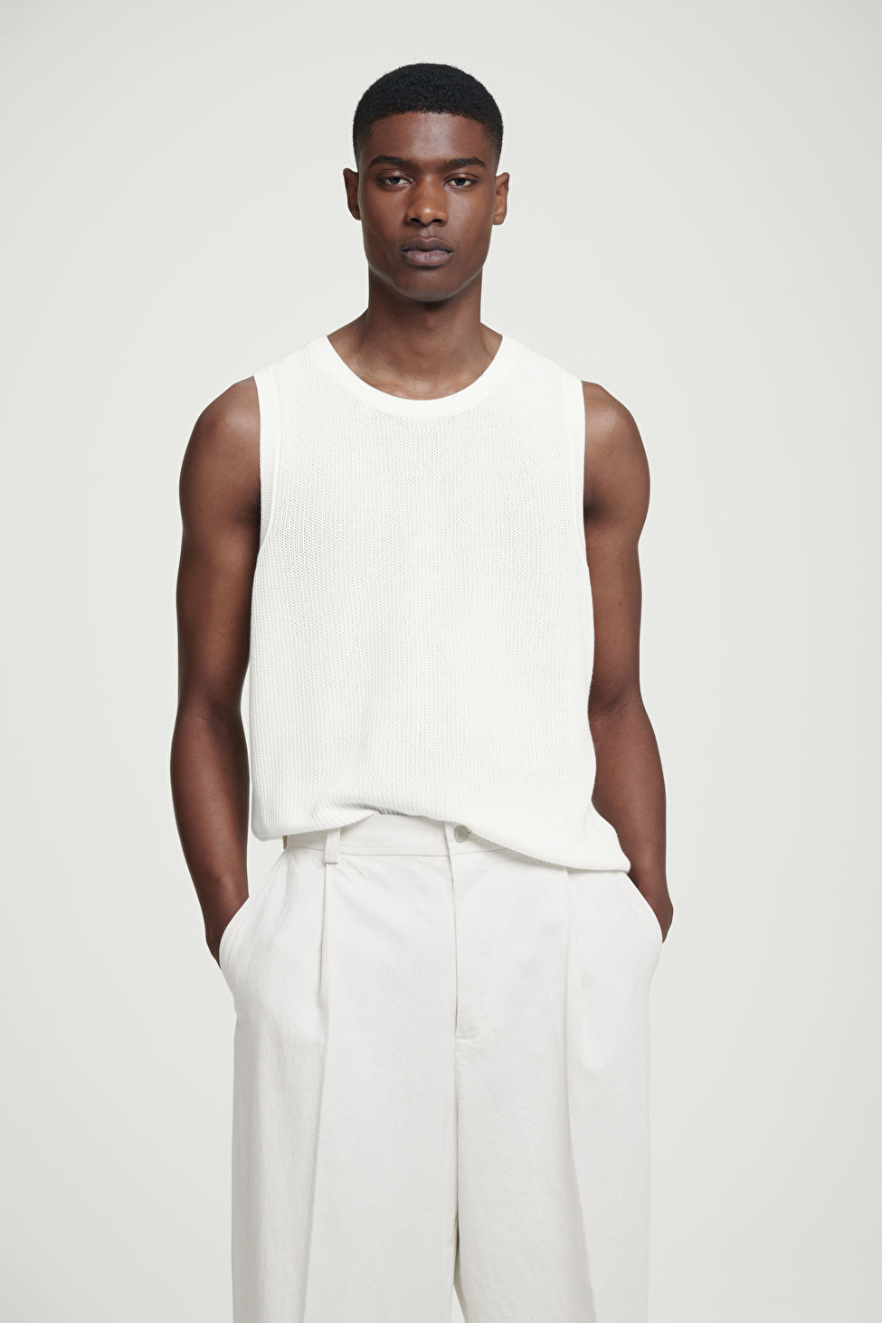 TEXTURED KNITTED TANK | COS (US)
