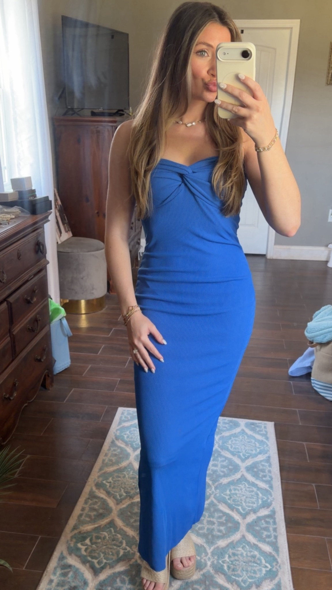 The beach is calling!!💙🌊 #beachdress #bachelorette