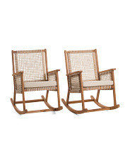 Set Of 2 26x40 Outdoor Rocking Chairs | Marshalls